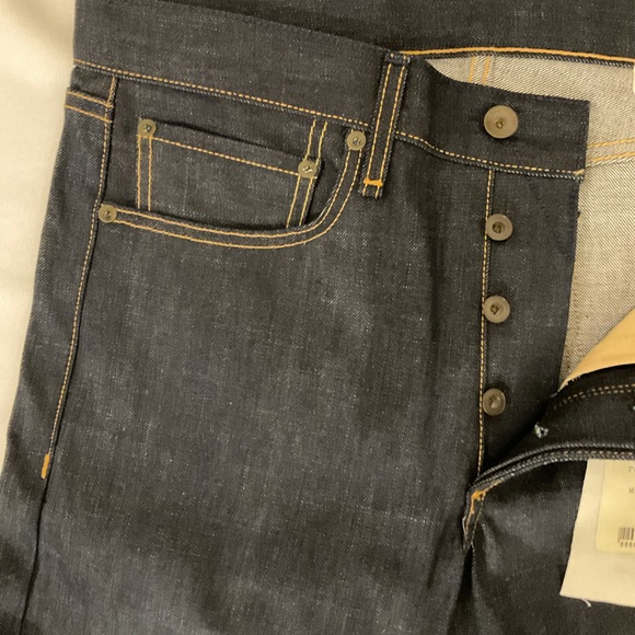 RAG AND BONE NWOT JEANS SZ 31  Style #M1223C401 Fit 2. Slim Raw Denim - Picture 4 of 13